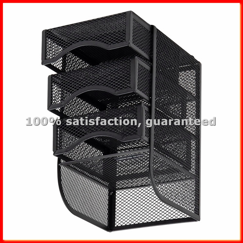 Paper Basket Mesh - Çekmeceli Masaüstü Aksesuar Saklama Kutusu, Kağıt