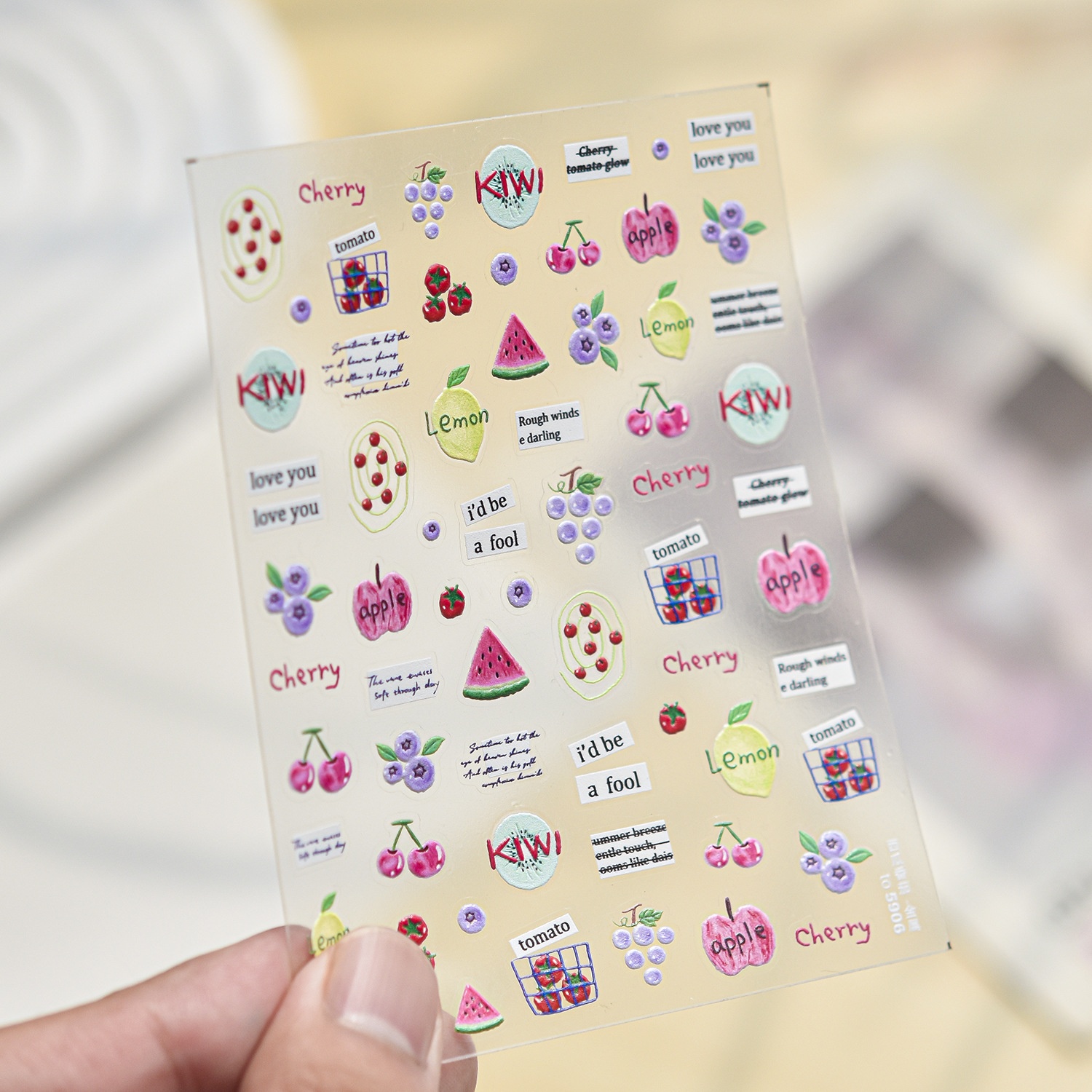 Taze Meyve Tırnak Çıkartmaları - Paper Basket Mesh incelemesi ve fiyatı